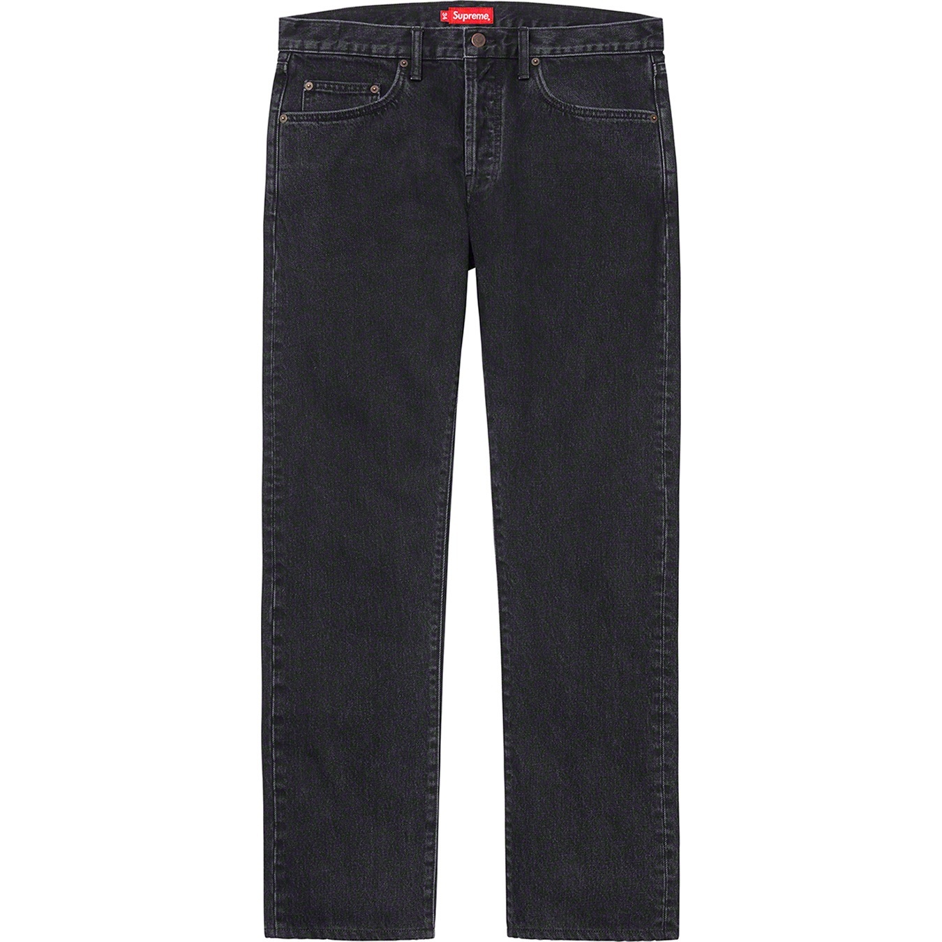Stone Washed Black Slim Jean view 2